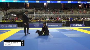 AUBREY ANGELIQUE GONZALEZ vs VALENTINA MARTIN 2024 Pan Kids Jiu-Jitsu IBJJF Championship