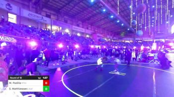 88 lbs Round Of 16 - Mia Padilla, Stout Wrestling Academy vs Sutton Matthiessen, Unattached