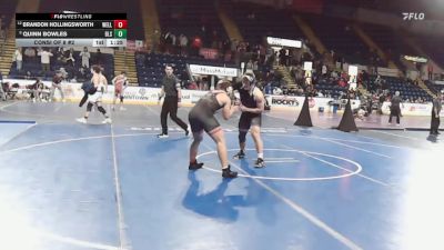 215 lbs Consi Of 8 #2 - Brandon Hollingsworth, Wellesley vs Quinn Bowles, Boston Latin