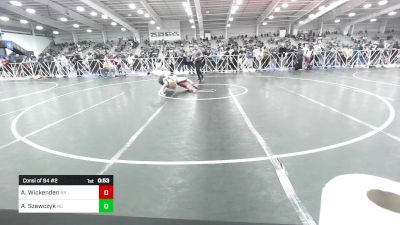 120 lbs Consi Of 64 #2 - Andrew Wickenden, NY vs Aidan Szewczyk, NC