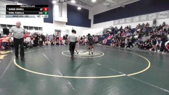 135 lbs 1st Place Match - Itzel Padilla, Excelsior Charter vs Gwen Jewell, Esperanza