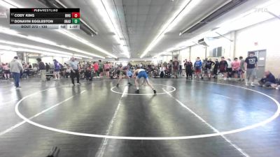 130 lbs Consi Of 16 #2 - Cody King, Binghamton vs Donavin Eggleston, Unadilla