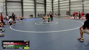 50 lbs Finals (8 Team) - Charlee Lane, Queens Of The Corn Red vs Ellie Campbell, Beast Mode Pink