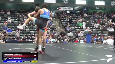 165 lbs Semifinal - Mason McDonnell, CA vs Layth Qouchbane, OR