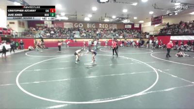 113 lbs Champ. Round 2 - Jake Jones, Bishop Kelly High School vs Cristopher Azcaray, Century High School