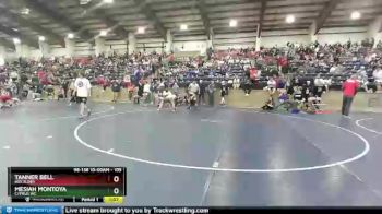 109 lbs Cons. Round 5 - Tanner Bell, Box Elder vs Mesiah Montoya, Cyprus WC
