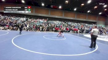 125 lbs Cons. Round 6 - Jasmine Tamondong, Douglas vs Victoria Keller, Oakridge