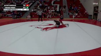 132 lbs Cons. Round 3 - Nevaeh Priest, Wetumpka vs Allyss Gonzalez, Thompson HS