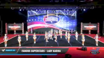 Famous Superstars - Lady Karma [2021 L4 Senior - D2 Day 2] 2021 ACP: Midwest World Bid National Championship