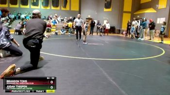50 lbs Round 1 - Judah Thigpen, The Storm Wrestling Center vs Branson Toms, Richmond Hill Wrestling Club