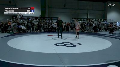 53 kg Champ. Rd Of 16 - Grace Lashinsky, Lindsey Wilson University vs Tiare Ikei, Titan Mercury Wrestling Club (TMWC)