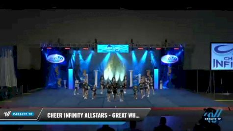 Cheer Infinity Allstars - Great Whites [2021 L4 Senior - D2 - Small Day 1] 2021 Return to Atlantis: Myrtle Beach