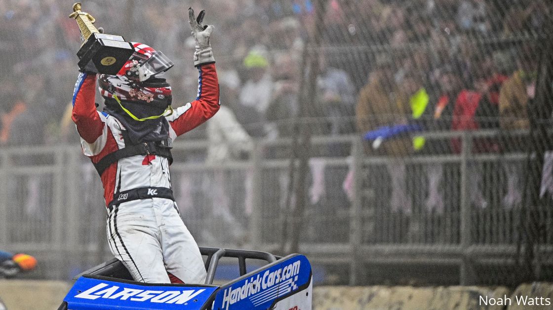 Kyle Larson Explains Wild Ride To Third Chili Bowl Victory