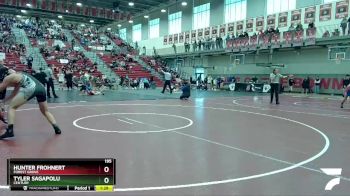 195 lbs Quarterfinal - Tyler Sagapolu, Century vs Hunter Frohnert, Forest Grove