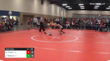 Semifinal - Mason Knight, Badgerway Black (WI) vs Jorden Williams, Team Shutt (PA)