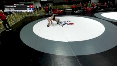 138 lbs Cons. Sub-rd Of 32 - Cole Millan, Delta Wrestling Club vs Osiel Perez, Redwood High School Wrestling