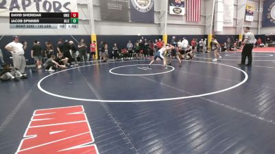 135 lbs Consi Of 8 #2 - David Sheridan, Green Lane vs Jacob Spinner, Allentown