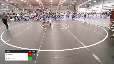 85 lbs Rr Rnd 3 - Blake Hess, Buffalo Valley Silver vs Keegan Scott, Roughnecks