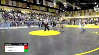 126 lbs Cons. Semi - Justin Herrera, Chaparral vs Matthew Catalano, Vista Murrieta
