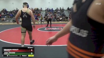 190 lbs Round 2 - Andy Franke, Muscatine vs Branson Mosley, Mediapolis