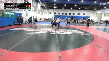 215 Boys Cons. Round 2 - Daniel DiCroce, Santana vs Diego De La Vega, Eastlake