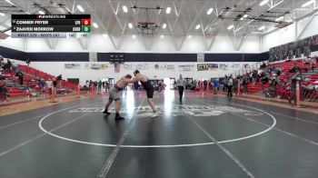 Boys 287 lbs Cons. Round 2 - Conner Fryer, Las Plumas Boys vs Zaaven Morrow, Corning Boys