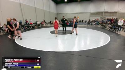 185 lbs Round 2 (10 Team) - Allyson Alfonso, Ohio Red vs Briana Joyce, North Carolina