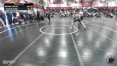 150 lbs Quarterfinal - Atticus Ayres, Palo Alto Hs vs Michael Coelho, Los Banos