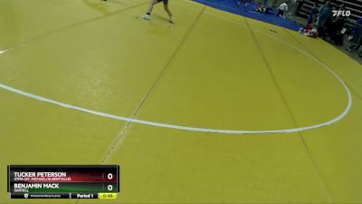 80 lbs Quarterfinal - Benjamin Mack, Sartell vs Tucker Peterson, STMA (St. Michael/Albertville)