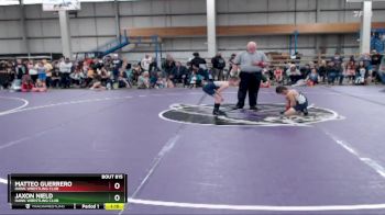 62 lbs Round 2 - Jaxon Nield, Hawk Wrestling Club vs Matteo Guerrero, Hawk Wrestling Club