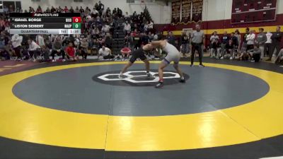 138 lbs Quarterfinal - Liston Seibert, Massillon Perry vs Israel Borge, Bixby