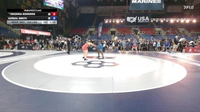 235 lbs Champ. Rd Of 16 - Deionna Borders, OH vs Azreal Smith, OK