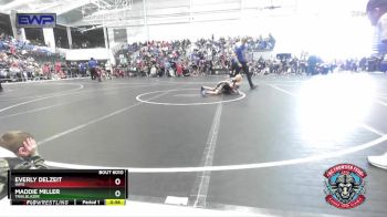 60 lbs Champ. Round 1 - Everly Delzeit, Hays vs Maddie Miller, Trailblazer