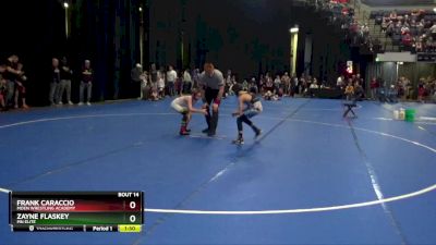 80 lbs Champ. Round 1 - Frank Caraccio, Moen Wrestling Academy vs Zayne Flaskey, MN Elite