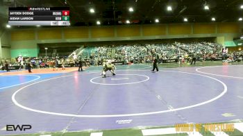 138 lbs Consi Of 32 #2 - Jayden Dodge, BULLDOG WRESTLING CLUB vs Aidan Larson, Hermiston Wrestling
