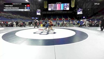 190 lbs 7th Place Match - Reed Falk, WI vs Brecken Wacholz, MN