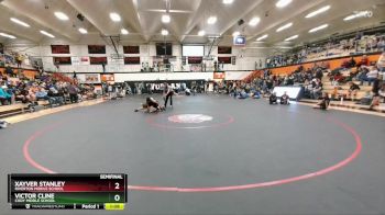 110 lbs Semifinal - Victor Cline, Cody Middle School vs Xayver Stanley, Riverton Middle School