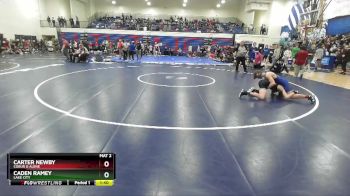 126 lbs Champ. Round 1 - Carter Newby, Coeur D Alene vs Caden Ramey, Lake City