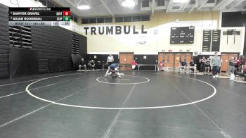 165 lbs Round Of 16 - Sawyer Gravel, Southington vs Julian Rousseau, Staples