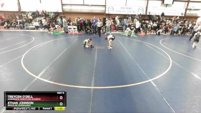 75 lbs Champ. Round 1 - Ethan Johnson, Ridgeline Riverhawks vs Treycen O`Dell, Sanderson Wrestling Academy