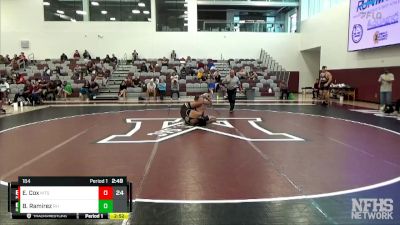 184 lbs Round 4 (6 Team) - Edward Cox, Mt. SAC White vs Ben Ramirez, Rio Hondo College