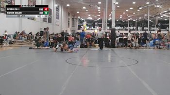 122 lbs Rr Rnd 2 - Peter Filli, Homegrown White - HSC vs Asher Oman, Grit Mat Club Red - HSC
