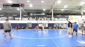 128 lbs Rr Rnd 2 - Lukas Grodzki, Blue Knights Alpha vs Isaac Jaynes, Journeymen Wrestling Red - HSC