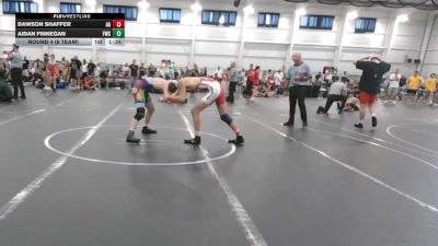 157 lbs Round 4 (6 Team) - Aidan Finnegan, Freakztyle Wrecking Crew vs Dawson Shaffer, All American