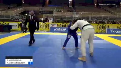 GABRIELLE MCCOMB LIMA vs TALITA ANDREA NOGUEIRA 2020 Pan Jiu-Jitsu IBJJF Championship