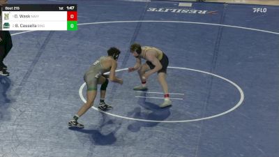 174 lbs Final - Danny Wask, Navy vs Brevin Cassella, Binghamton