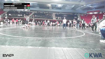 61 lbs Semifinal - James Evans, Bartlesville Wrestling Club vs Garrett Potts, Wagoner Takedown Club