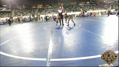 73 lbs 3rd Place - Zamaree Washington, Del City Little League Wrestling vs Ethan Zhao, Best Trained