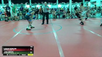 100 lbs Round 1 (6 Team) - Jake Benyo, U2 Upstate Uprising 2.0 vs Logan Donlon, Ruthless White