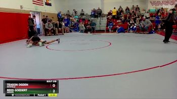 120 lbs Cons. Round 2 - Teagon Ogden, Richfield vs Reed Goedert, Meeker